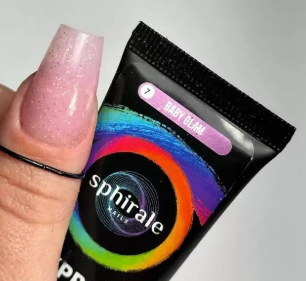 POLIGEL SPHIRALE BABY GLAM COM GLITER 07