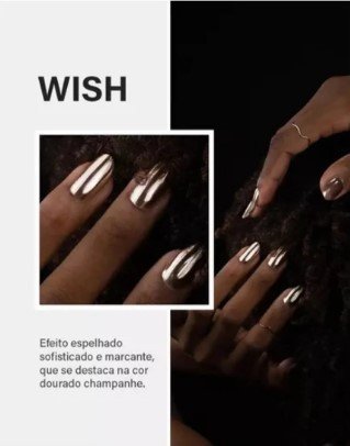 po cromado pirimpimpim wish bluwe(dourado)