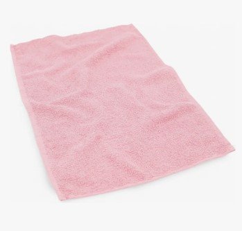 toalha manicure rosa bebê 