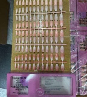 unha soft almond decorada helen modelo 526