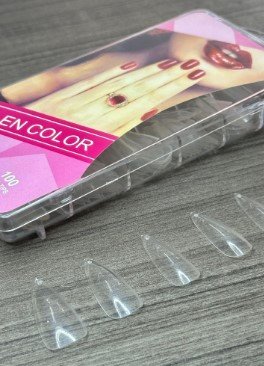 POSTIÇA ESTILETO HELEN COLOR TRANSPARENTE