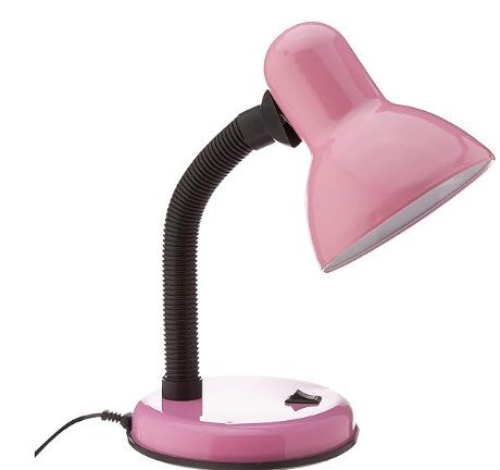 Luminária rosa pequena