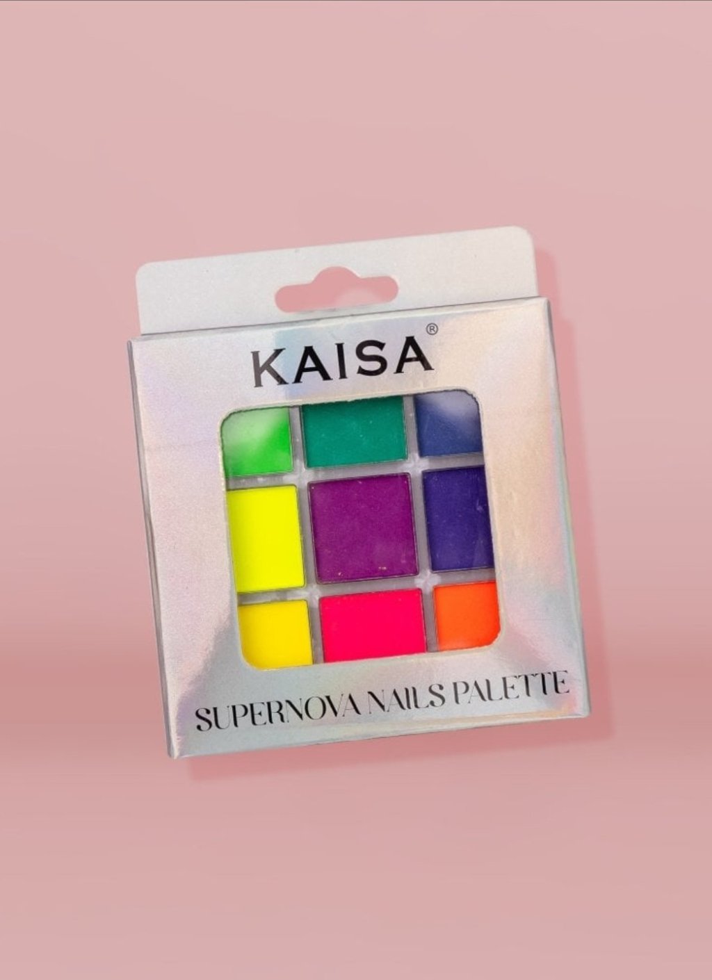 Paleta de pó cores neon kaisa