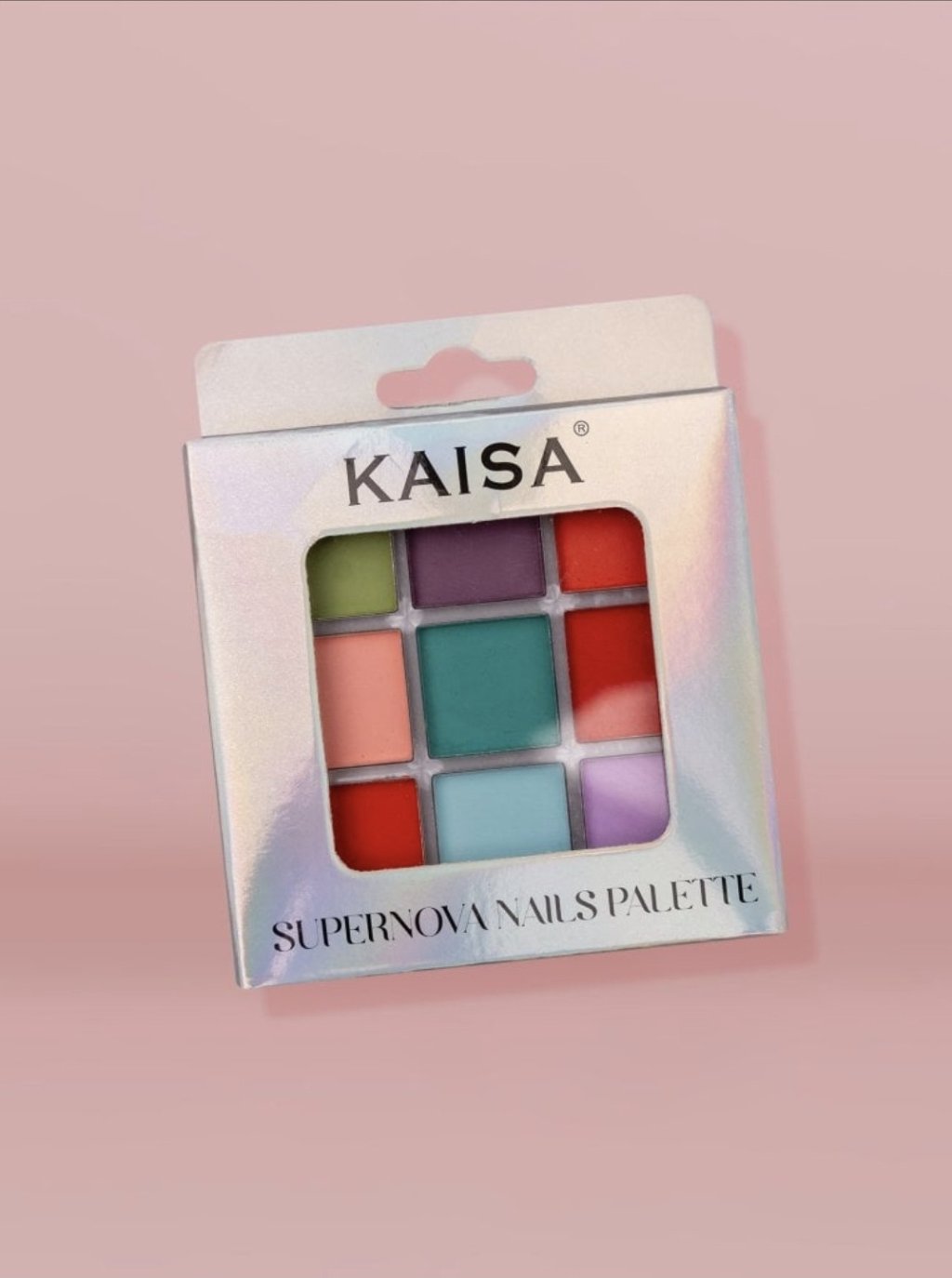 Paleta de pó cores pastel kaisa