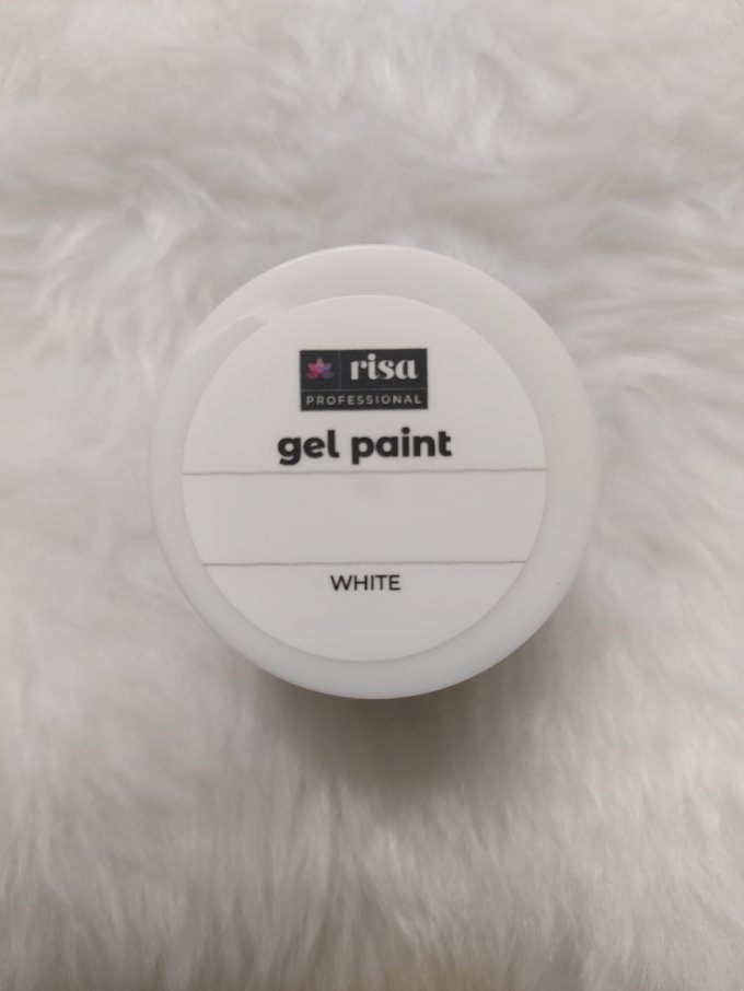 Gel paint risa branco