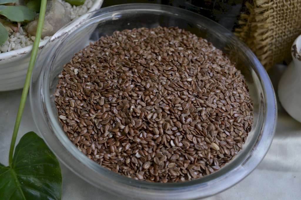 SEMENTE DE LINHAÇA MARROM