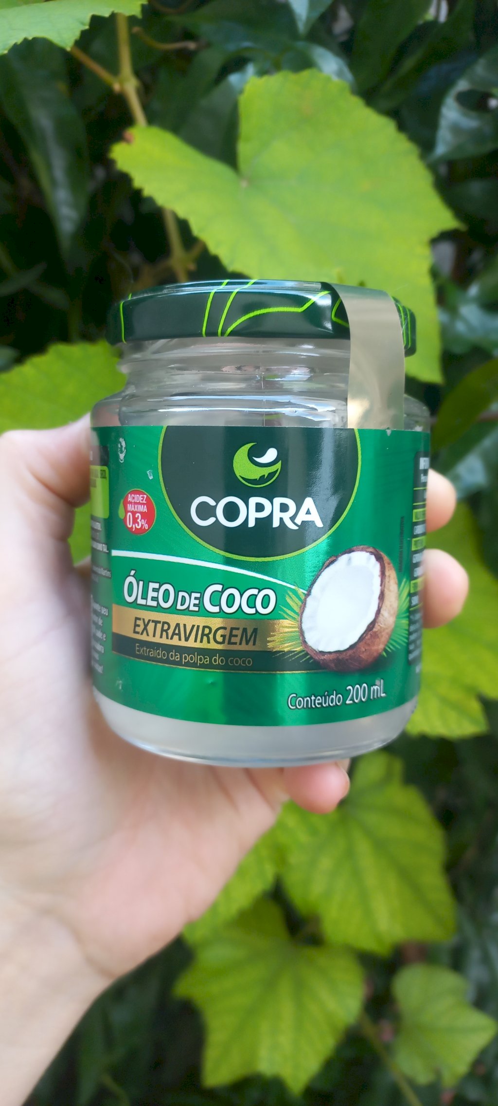ÓLEO DE COCO EXTRAVIRGEM COPRA 200ML