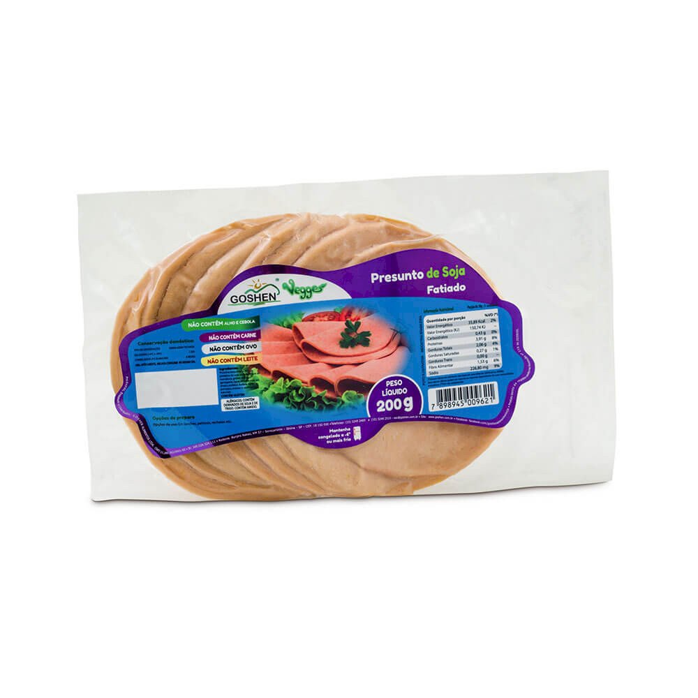 PRESUNTO DE SOJA FATIADO GOSHEN 200G