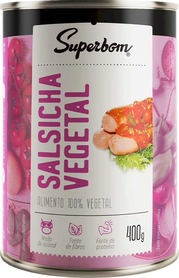 SALSICHA VEGETAL SUPERBOM VEGANA 400g