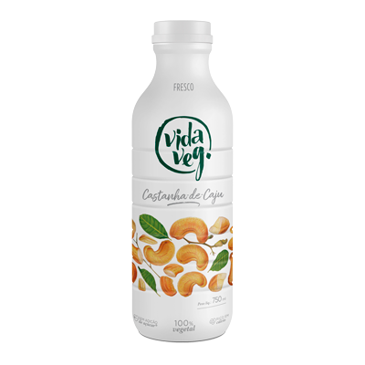 LEITE VEGETAL DE CASTANHA DE CAJÚ FRESCO 700ML - VIDA VEG