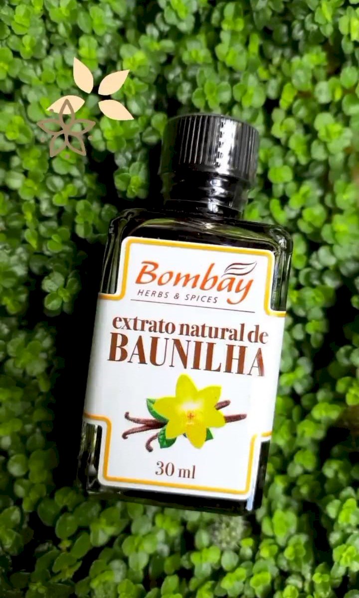EXTRATO NATURAL DE BAUNILHA 30ML BOMBAY 