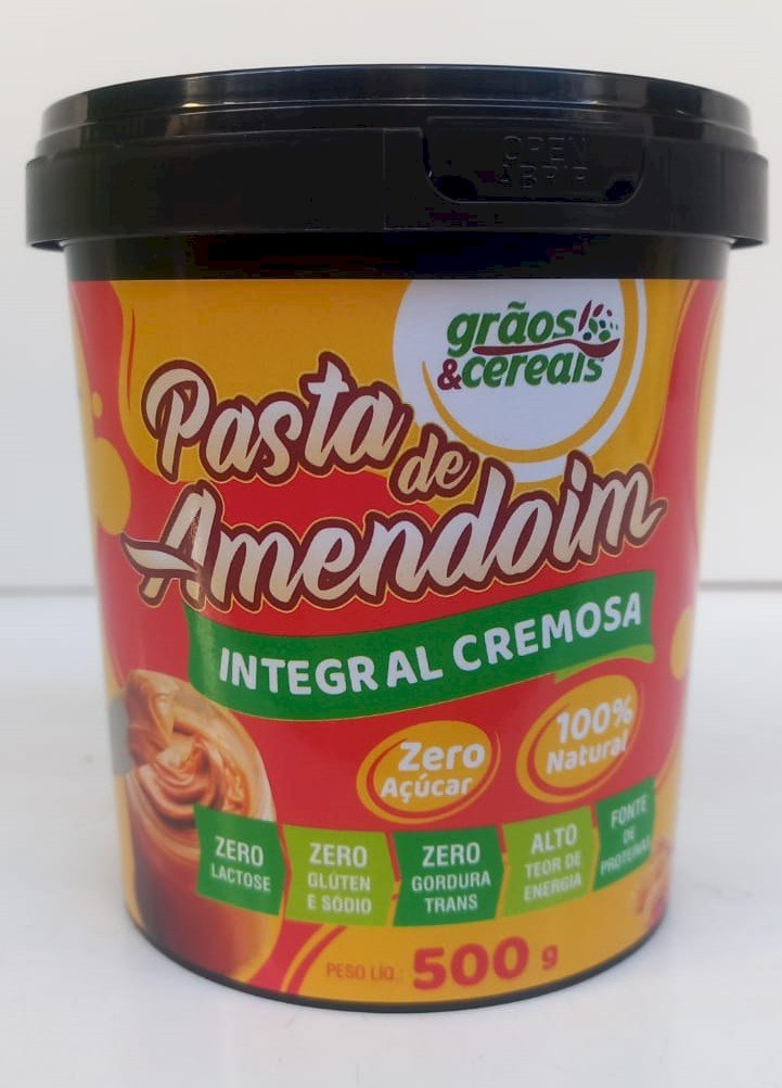 PASTA DE AMENDOIM INTEGRAL 500G