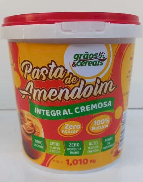 PASTA DE AMENDOIM INTEGRAL 1KG