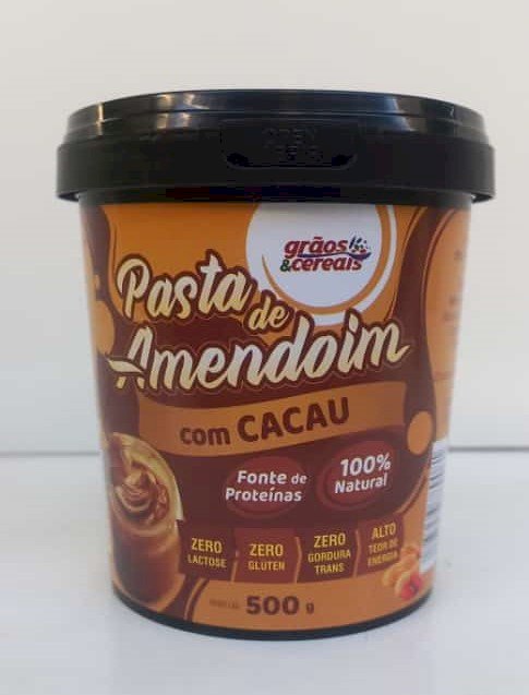 PASTA DE AMENDOIM DE CACAU 500G