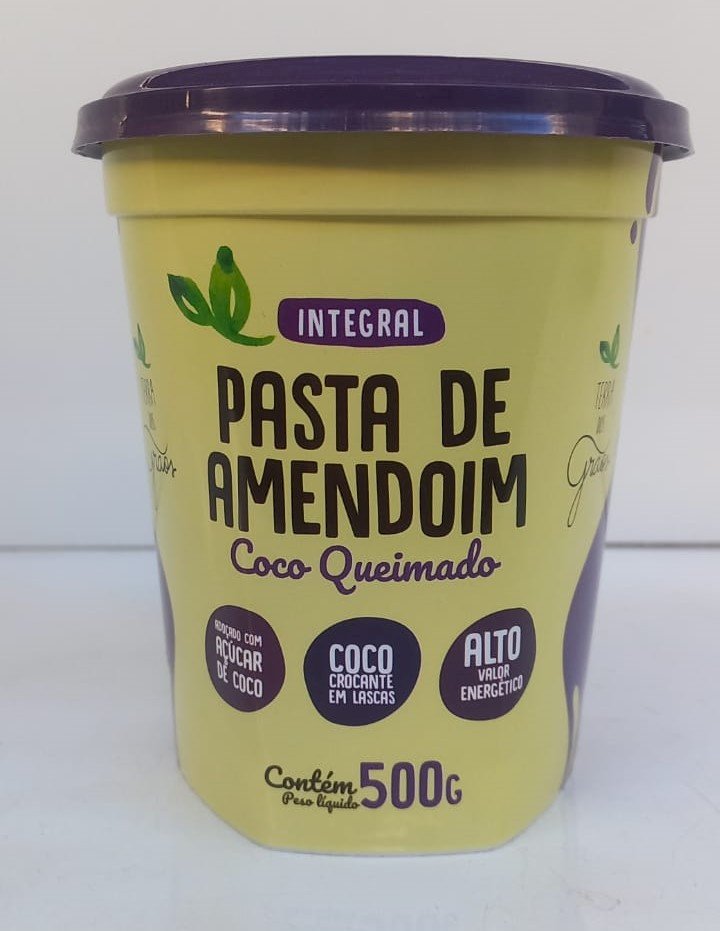 PASTA DE AMENDOIM COM COCO QUEIMADO 500g