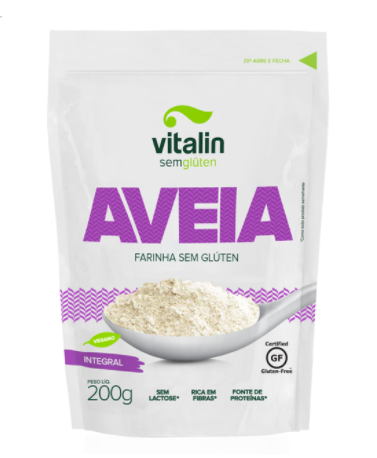 AVEIA FARINHA SEM GLÚTEN INTEGRAL 200G