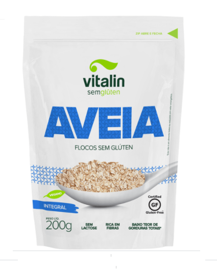 FLOCOS DE AVEIA SEM GLÚTEN 200G INTEGRAL 