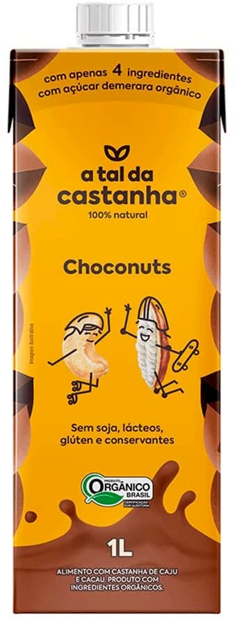 CHOCONUTS 1L ORGÂNICO - A TAL DA CASTANHA 100% NATURAL