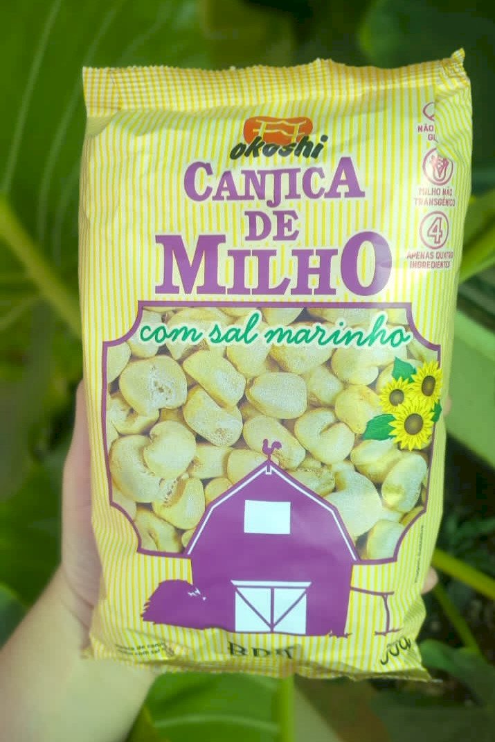 CANJICA DE MILHO COM SAL MARINHO 50G - OKOSHI