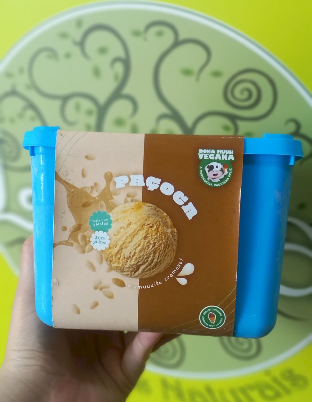 SORVETE DE PAÇOCA 1,5 LITROS - DONA MUUH VEGAN