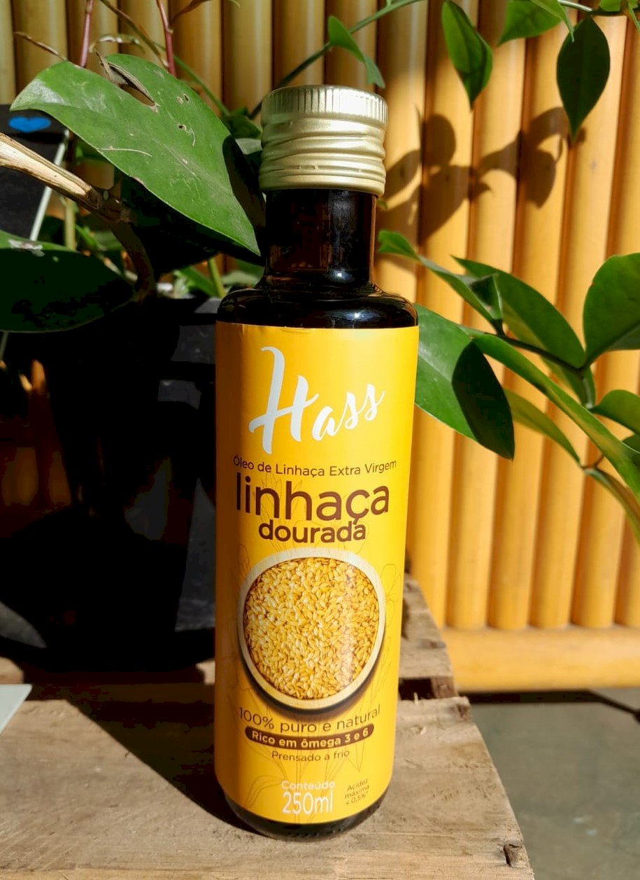 ÓLEO DE LINHAÇA EXTRAVIRGEM 100% PURO E NATURAL 250ml
