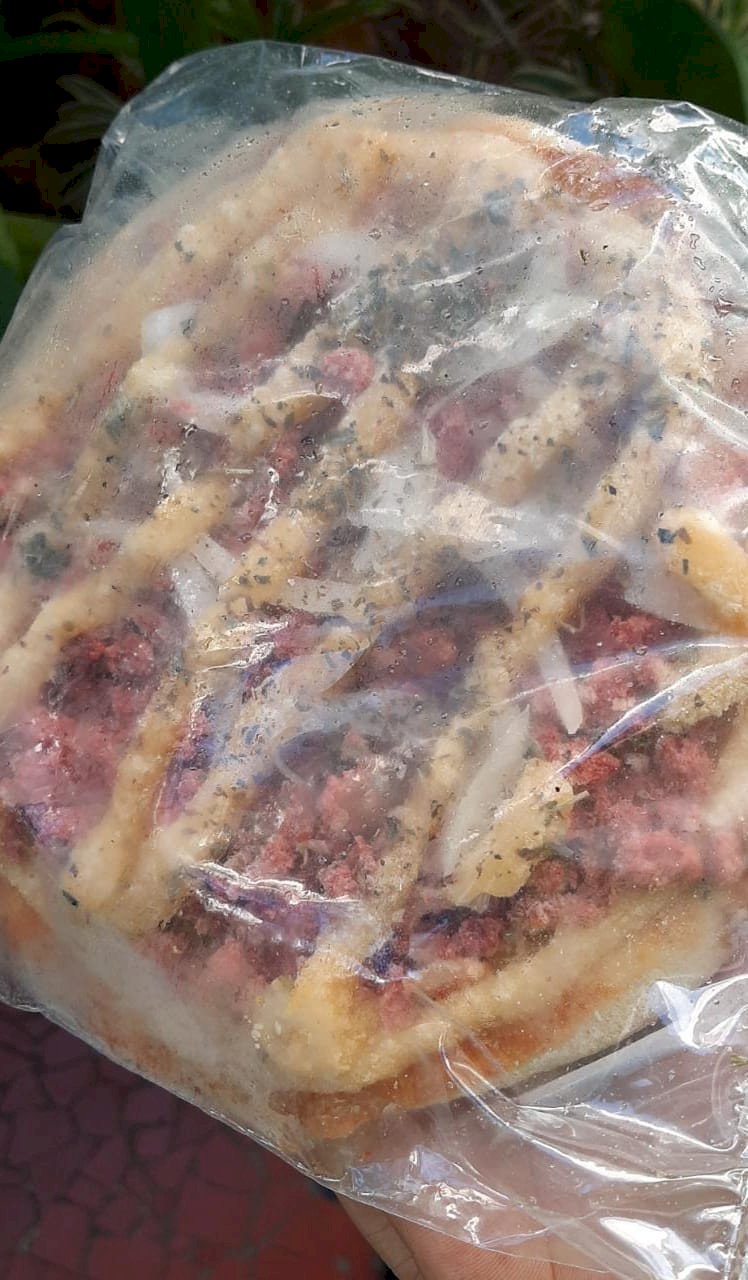 Pizza Broto Calabresa - Lar Vegan