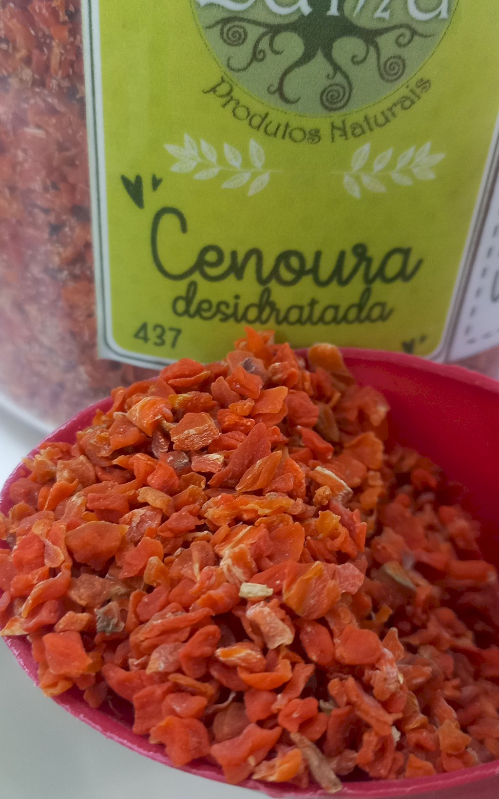 Cenoura Desidratada em Flocos 100g