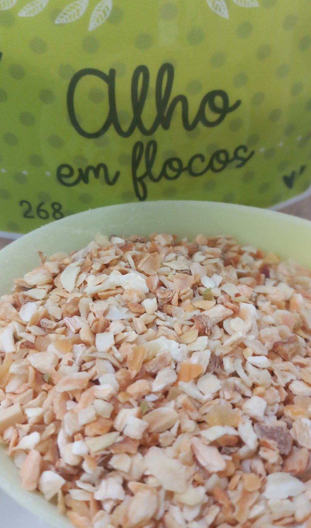 Alho Desidratado Flocos Miúdo 100g