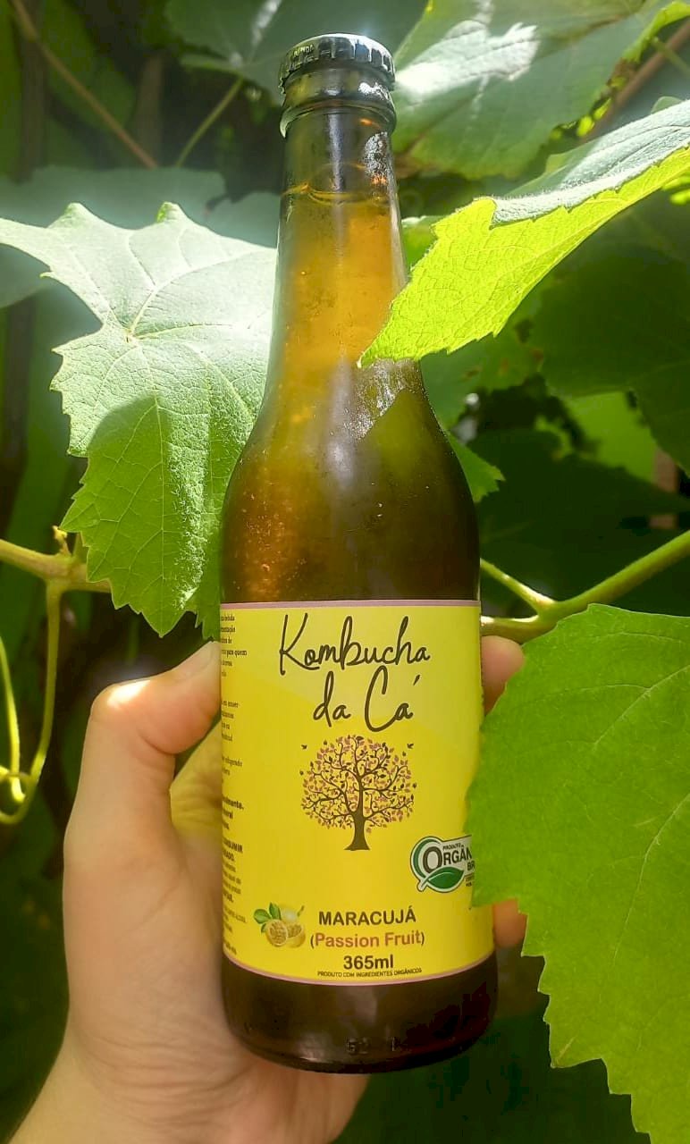KOMBUCHA ORGÂNICA MARACUJA 365ML