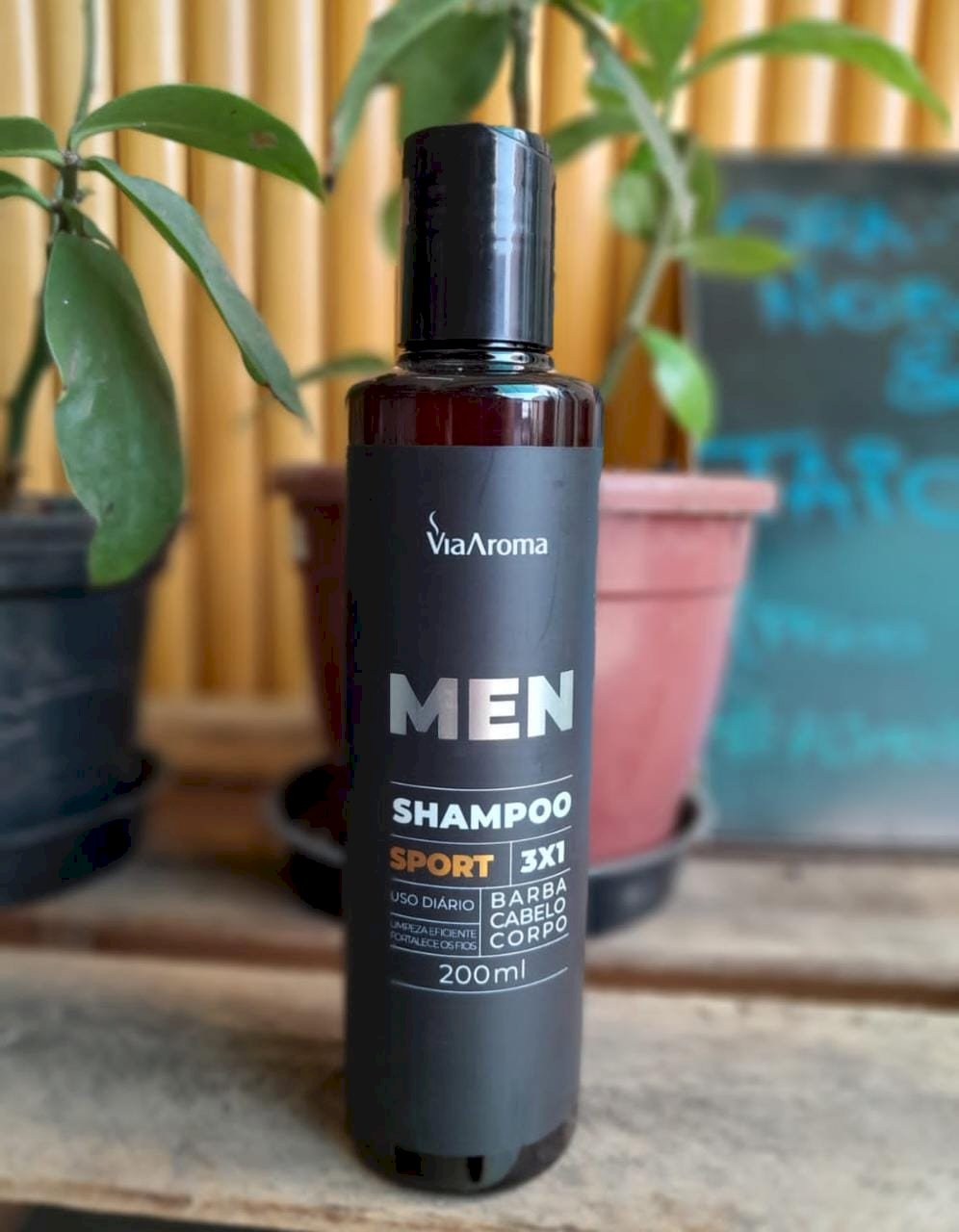 MEN SHAMPOO - BARBA, CABELO E CORPO 200ML