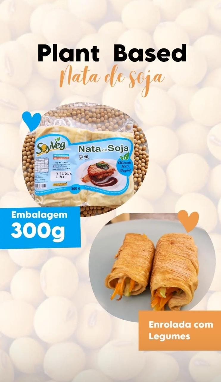NATA DE SOJA 300G - SOYVEG