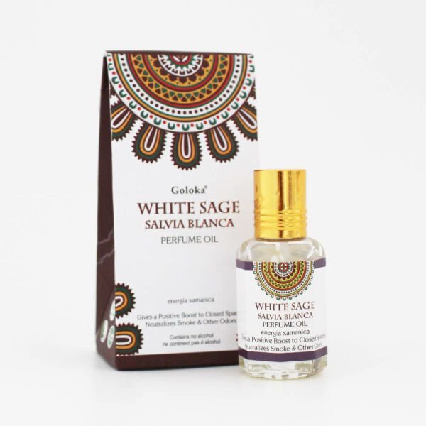 PERFUME INDIANO WHITE SAGE - GOLOKA 10ML