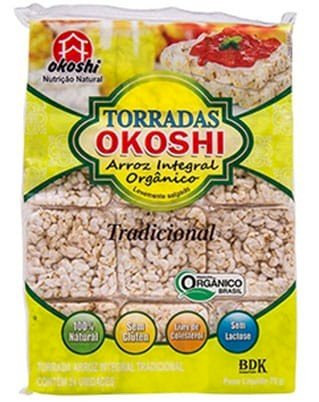 TORRADA ARROZ INTEGRAL ORGÂNICO TRADICIONAL - OKOSHI