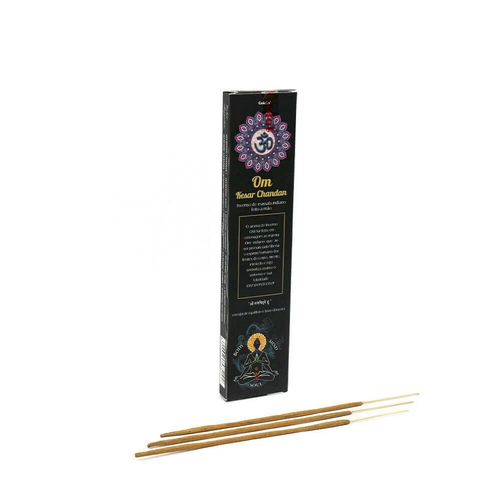INCENSO OM KESAR CHANDAN - GOLOKA 15G