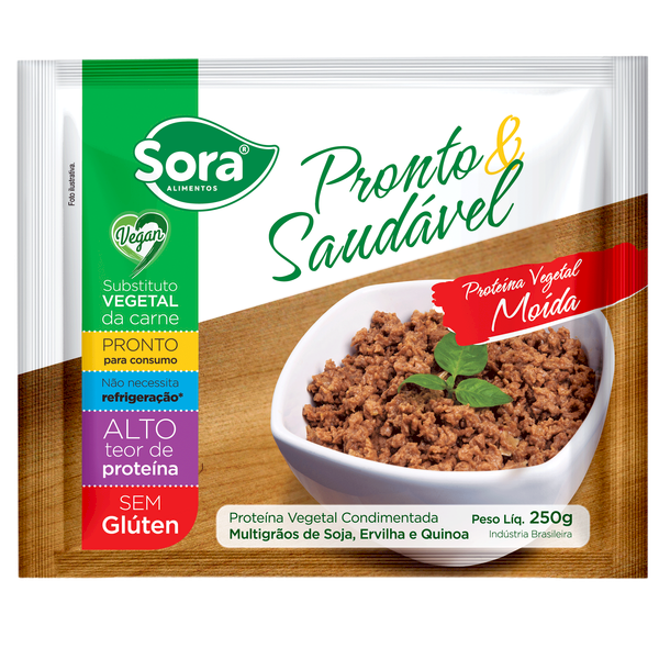 PROTEÍNA VEGETAL MOÍDA - 250G SORA