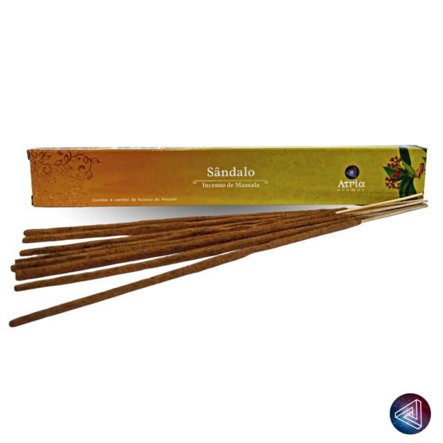 INCENSO DE MASSALA SÂNDALO (8 VARETAS) - ATRIA