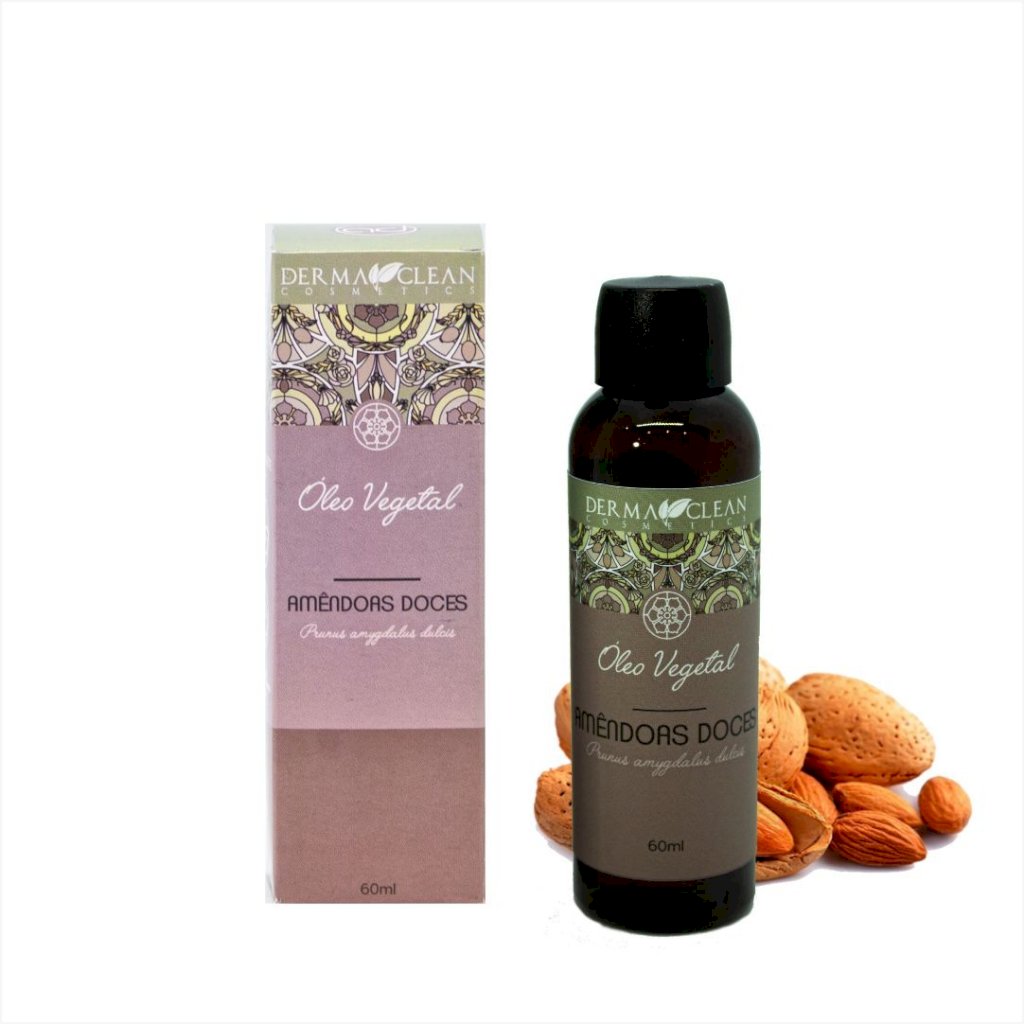 ÓLEO VEGETAL DE SEMENTE DE AMÊNDOAS DOCES 60ML - DERMA CLEAN