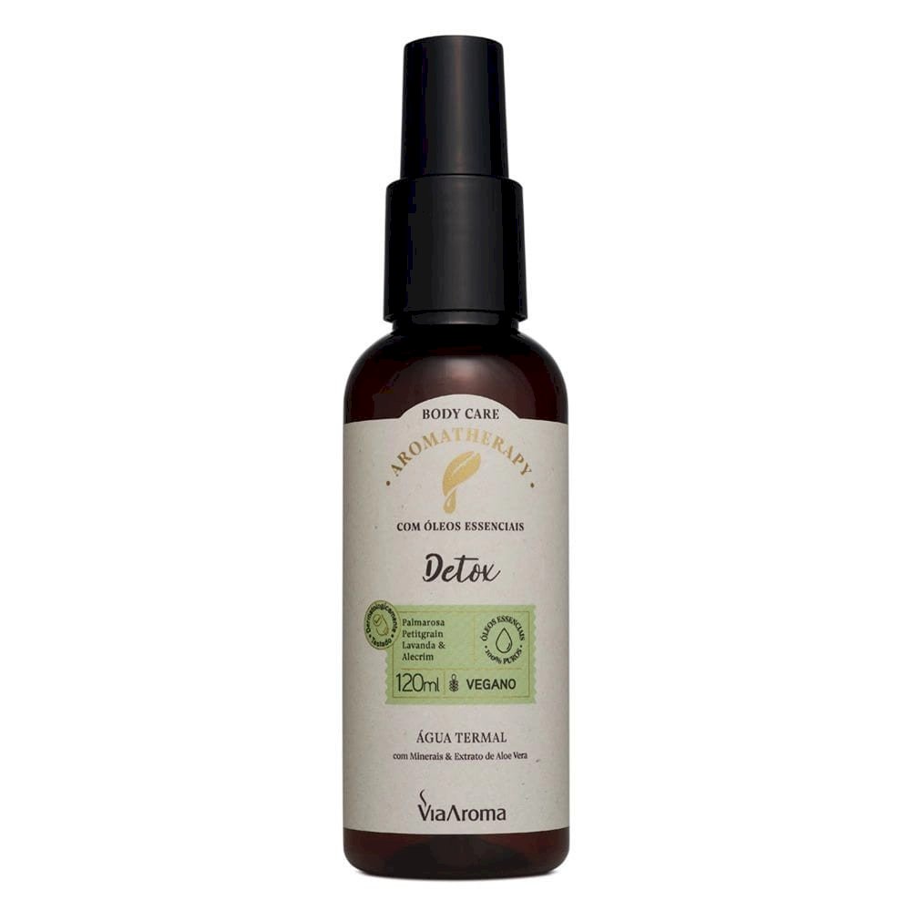 ÁGUA TERMAL DETOX 120ML - VIA AROMA