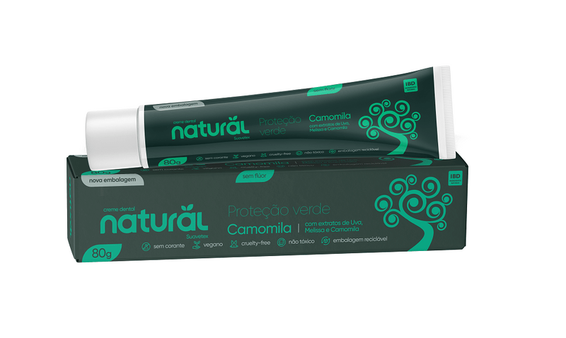 CREME DENTAL NATURAL - CAMOMILA 80G
