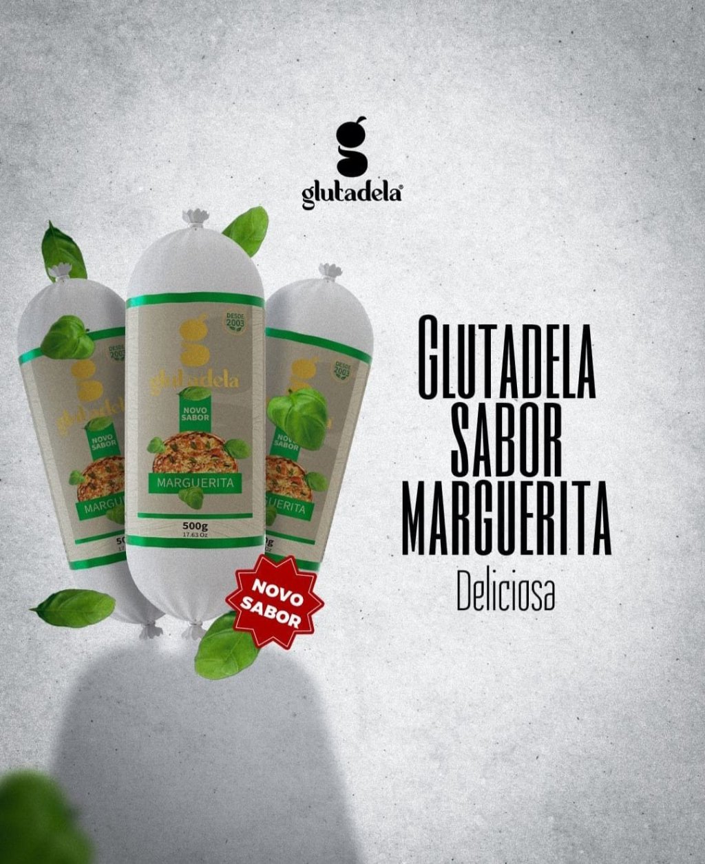 GLUTADELA (MORTADELA VEGETAL) MARGUERITA 500G