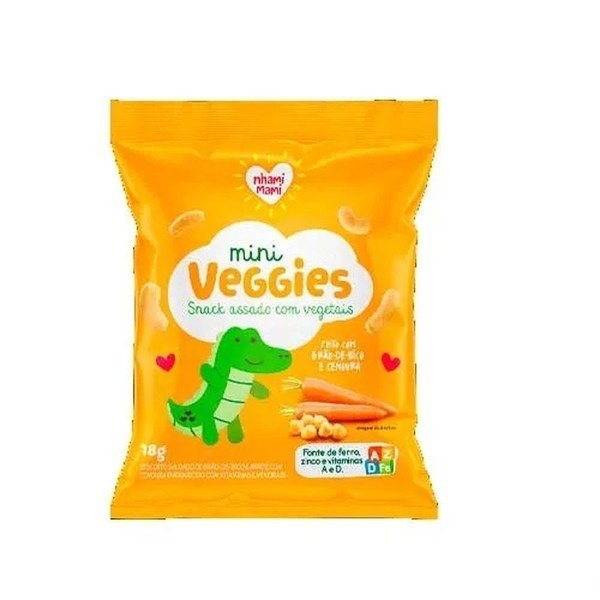 MINI VEGGIES (GRÃO DE BICO E CENOURA) 18G