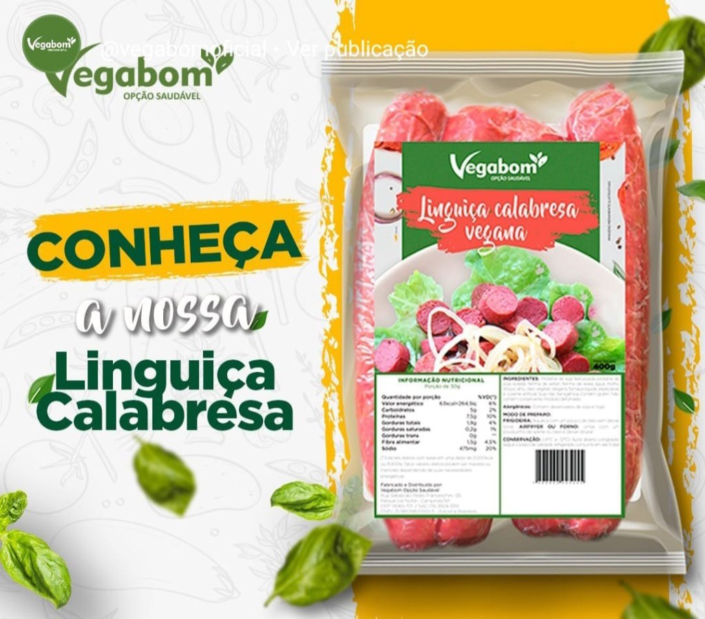 LINGUIÇA CALABRESA VEGABOM 300G