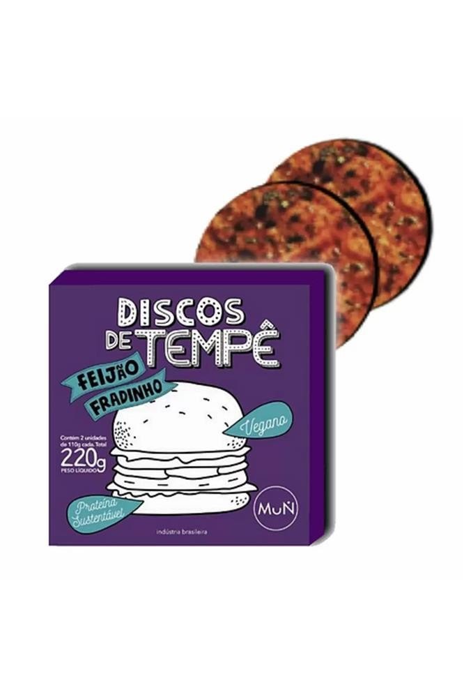 DISCOS DE TEMPÊ DE FEIJÃO FRADINHO 220G