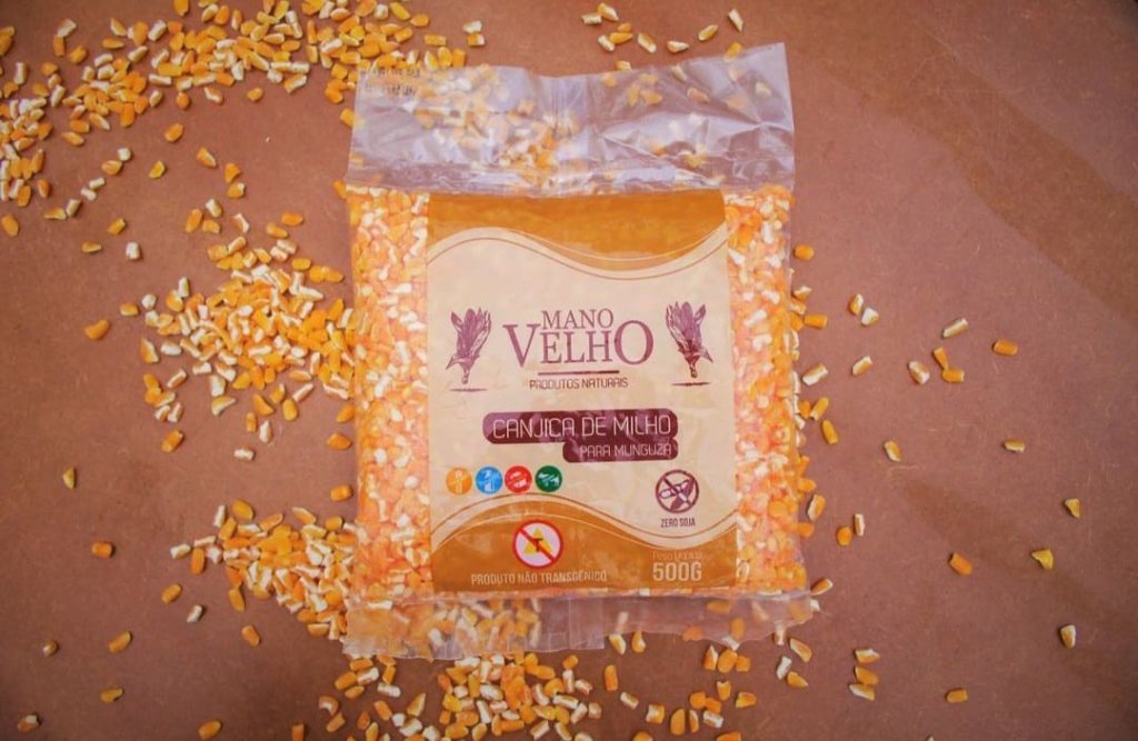 CANJICA DE MILHO PARA MUNGUZÁ 500G - MANO VELHO