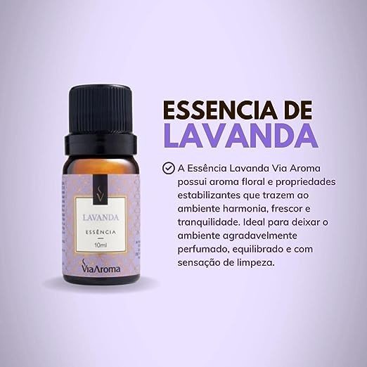 ESSÊNCIA DE LAVANDA - VIA AROMA 10ML