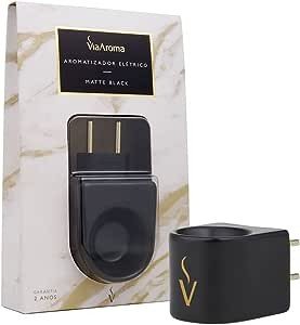 AROMATIZADOR ELÉTRICO DE PORCELANA MATTE BLACK - VIA AROMA