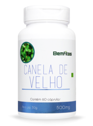 CANELA DE VELHO - CONTÉM 60 CÁPSULAS DE 500MG