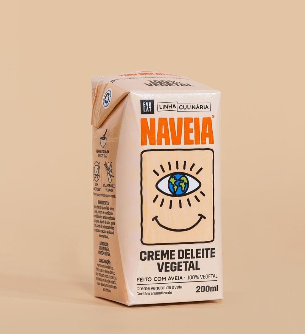 CREME DELEITE VEGETAL 200ML - NAVEIA