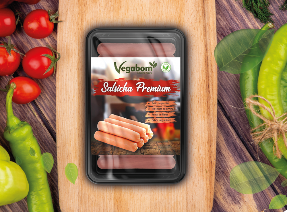 SALSICHA PREMIUM - VEGABOM 300G