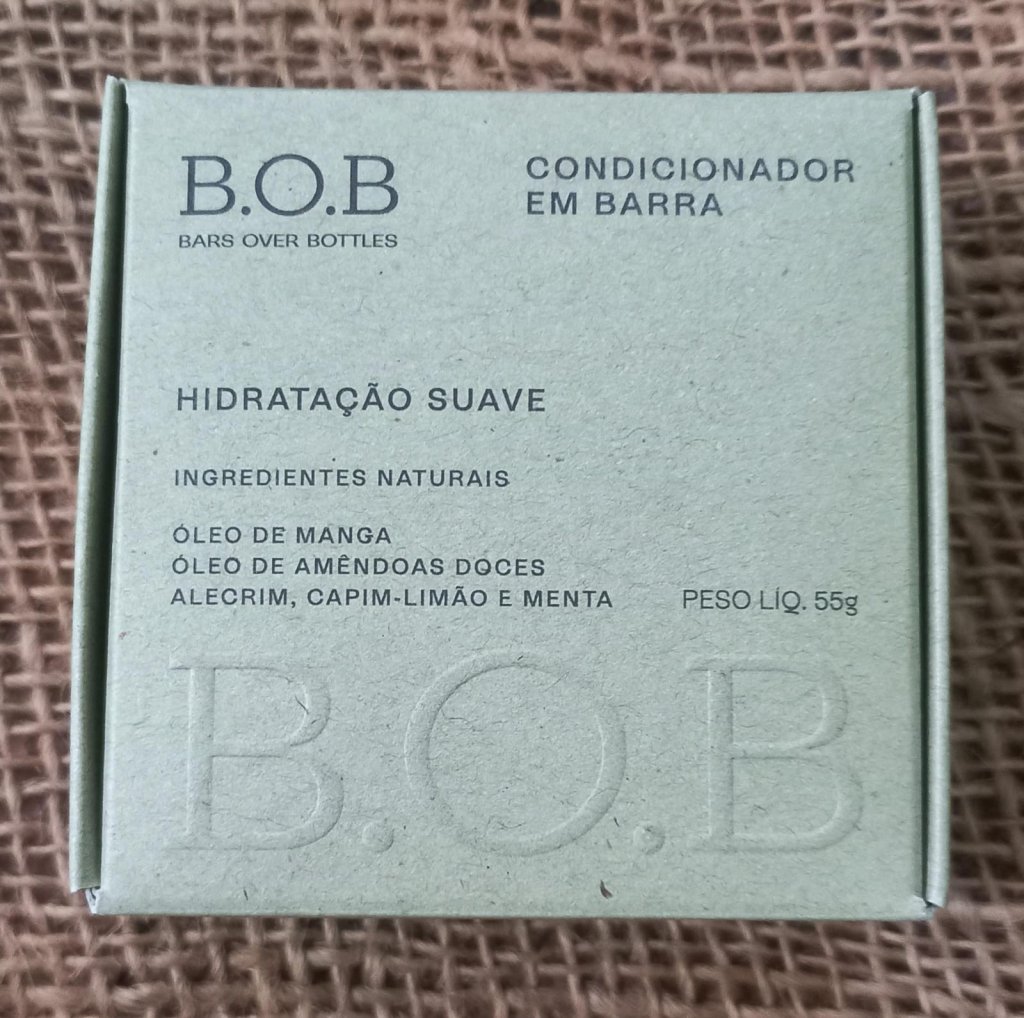 Condicionador em Barra | Hidratação Suave | B.O.B
